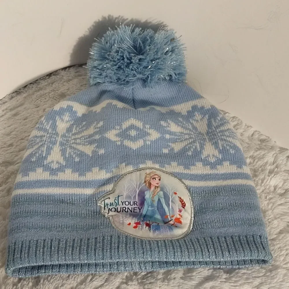 Disney Frozen II Girl's PomPom Beanie